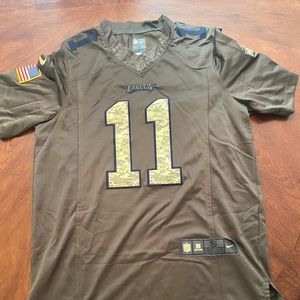 Eagles Carson Wentz Military Jersey - Size Small